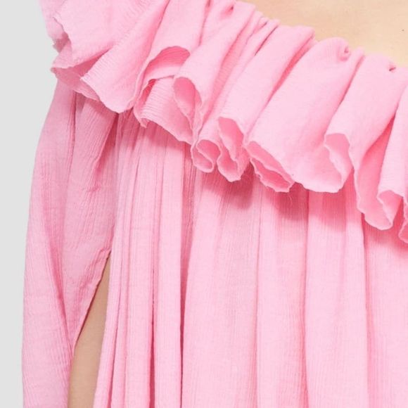 Phillip Lim Designer Stunning One Shoulder Ruffle Dress Sz L $1320 - Picture 8 of 11